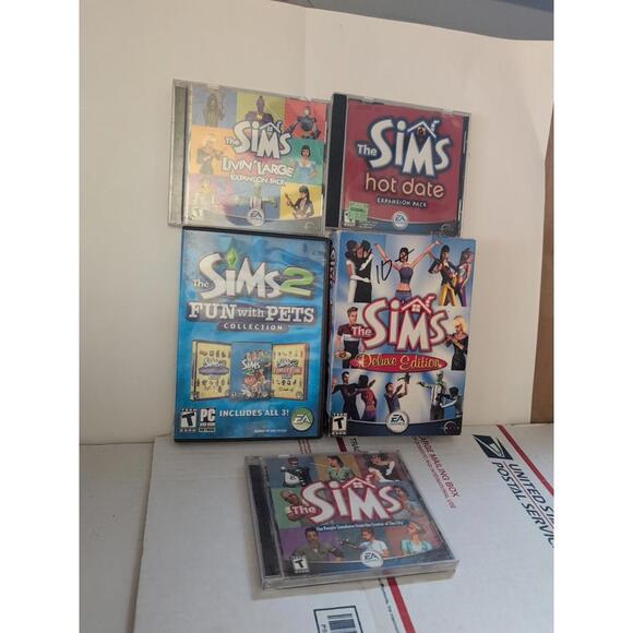 Lot Of 5 The Sims Pc Game Lot See Photos #178